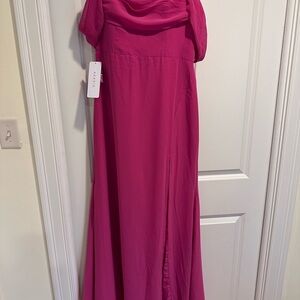 Azazie Pink Bridesmaid Dress